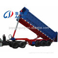 Tri-axle heavy duty tractor tipping trailers